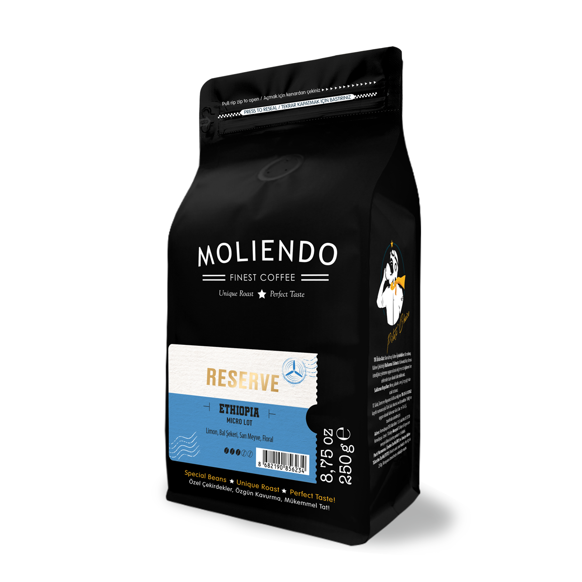 Moliendo Reserve Ethiopia Yöresel Kahve 250 g