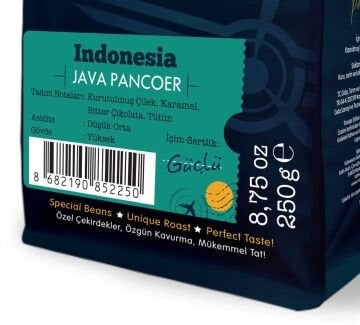 Moliendo Indonesia Java Pancoer Yöresel Kahve 250 gr.