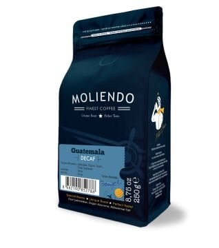 Moliendo Guatemala Decaf (Kafeinsiz) Yöresel Kahve 250 gr.
