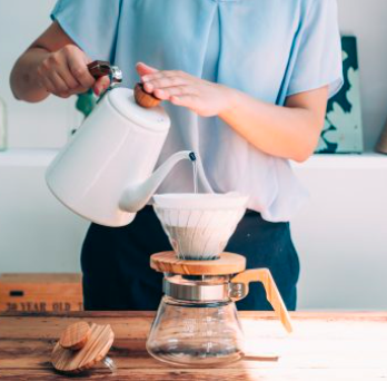 Hario V60 02 Cam Dripper Olive Wood