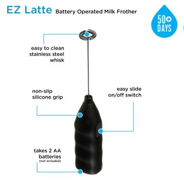Grosche E-Z Latte Süt Köpürtücü Siyah