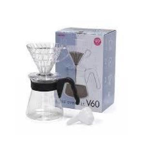 Hario V60 02 Kahve Demleme Seti (Şeffaf)