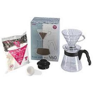 Hario V60 02 Kahve Demleme Seti (Şeffaf)