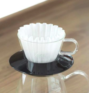Kalita Cam Wave Dripper 155 Siyah