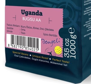Moliendo Uganda Bugisu AA Yöresel Kahve 250 gr.