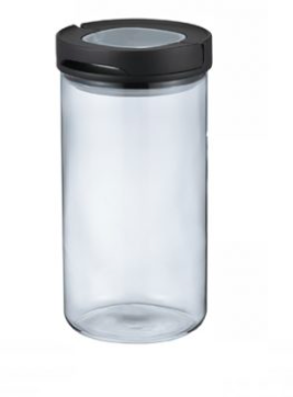 hario kahve saklama kabi siyah 1000 ml
